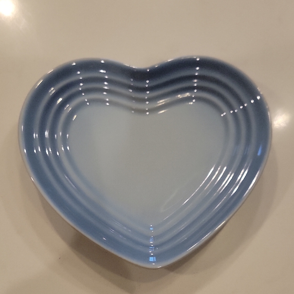 Le Creuset Powder Blue Heart Dish